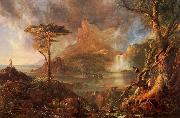 Thomas Cole A Wild Scene oil painting